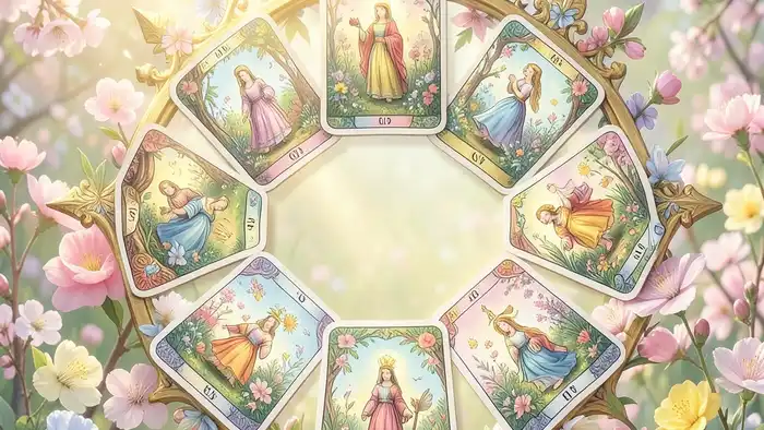 Расклад Таро «корона» на весну – весенний тематический спред