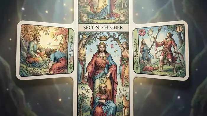 Расклад Таро «крест» на второе высшее – визуальное представление