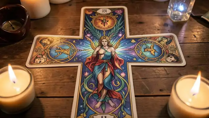 Расклад Таро крест – символика увольнения