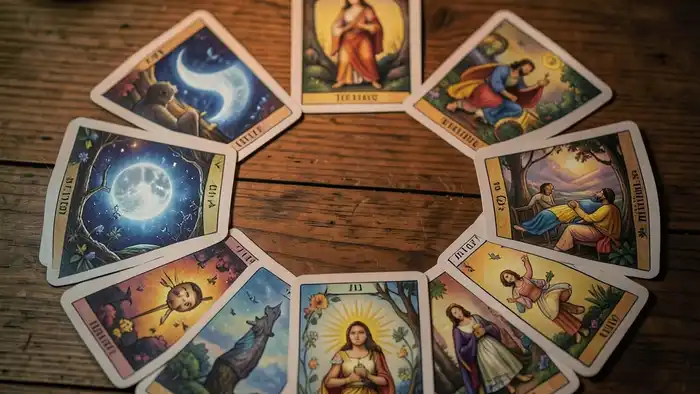 Расклад Таро «круг» на холодность партнера, карта Таро