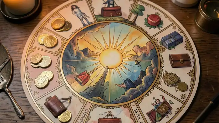 Расклад Таро «круг» бизнес символика