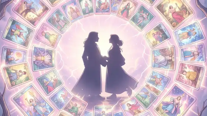 Расклад Таро «лабиринт» на энергию пары – изображение лабиринта из карт