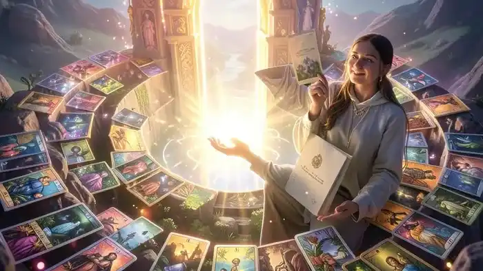 Расклад Таро «лабиринт» на поступление – визуальная иллюстрация