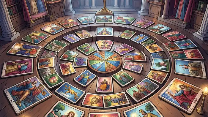 Расклад Таро лабиринт юридический вопрос изображение