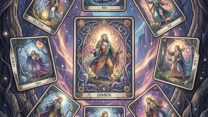 Расклад Таро «лента Мёбиуса» изображение ленты с картами