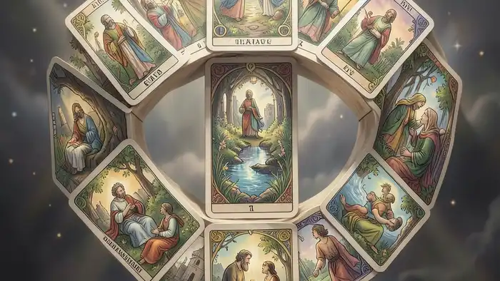 Расклад Таро «лента ��ёбиуса» на отношения с сыном — изображение