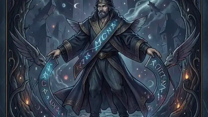 Расклад Таро «Лента Мёбиуса» на похудение — карты, расположенные в бесконечной петле на тёмном фоне