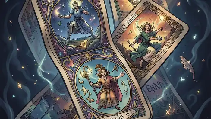 Расклад Таро «лента Мёбиуса» на смену работы – изображение ленты Мёбиуса из карт Таро