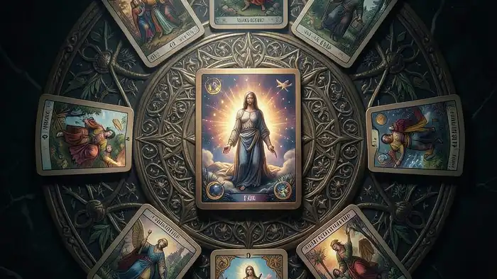 Расклад Таро «мандала» на пропавшего человека – изображение мандалы из карт Таро