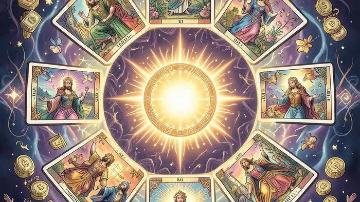 Расклад Таро мандала придут ли деньги – визуальное изображение