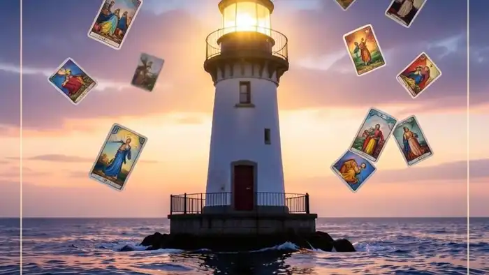 Расклад Таро «маяк» на отпускание прошлого – символический маяк