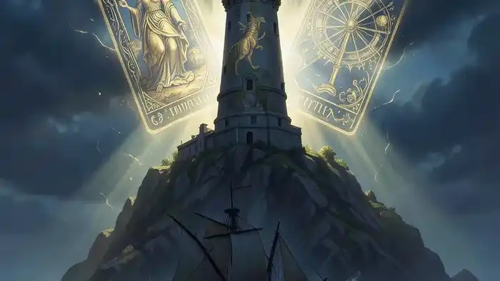 Расклад Таро Маяк на стартап — мистический маяк освещает путь бизнес-проекту символами карт