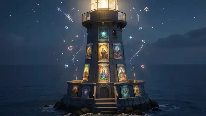 Расклад Таро «маяк» на знакомство – образ маяка из карт