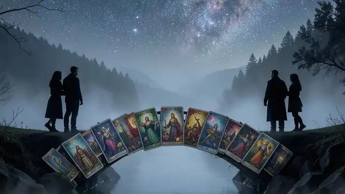 Расклад Таро «мост» на будущее с этим человеком изображение моста из карт