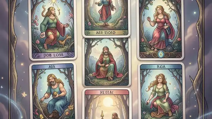Расклад Таро «мост» на увольнение — изображение карт