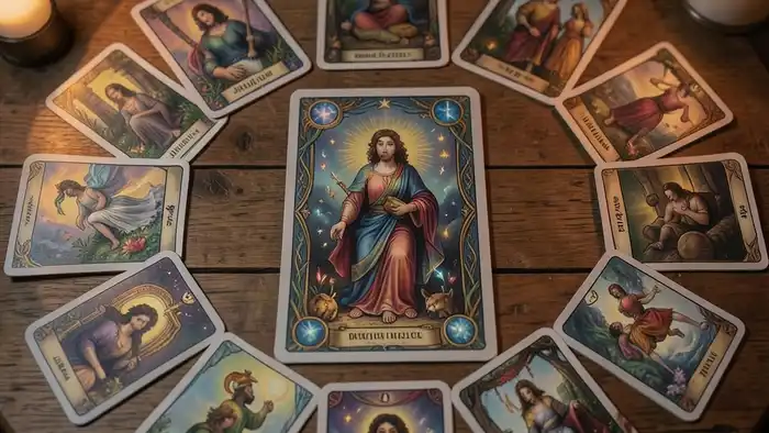 Расклад Таро на 10 карт – центральная карта, символизирующая скучание партнёра