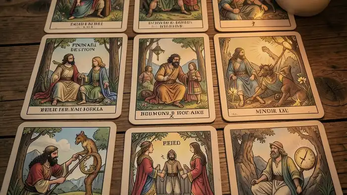 Расклад Таро на 10 карт на отчисление – визуальная схема расклада