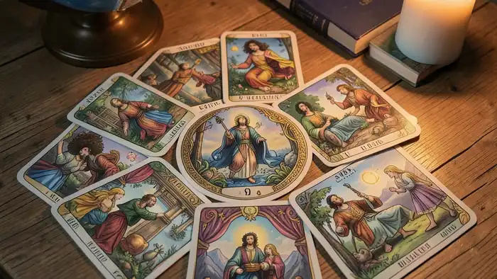 Расклад Таро на 10 карт при переезде за границу