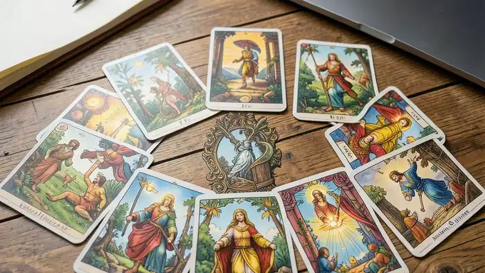 Расклад Таро на 12 карт для анализа успеха проекта