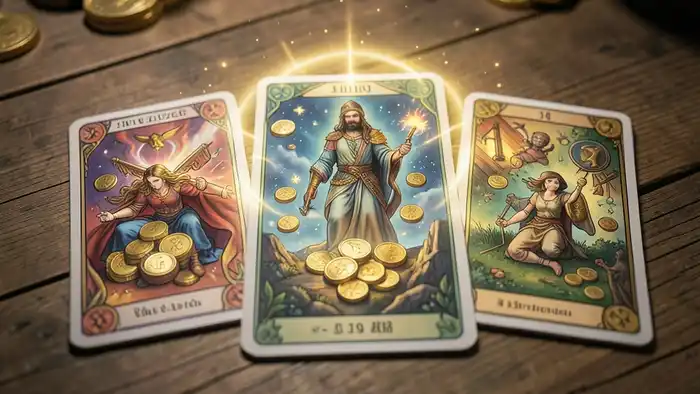 расклад Таро на 5 карт накопления изображение