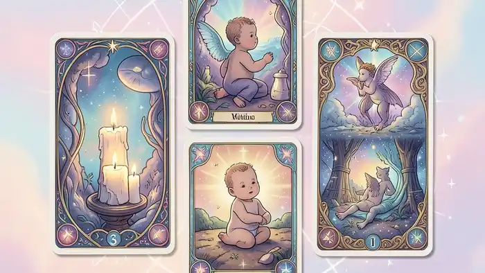 Расклад Таро на 5 карт на пол ребенка – изображение
