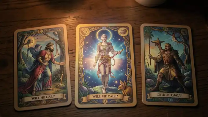 Расклад Таро на 5 карт позвонит ли он