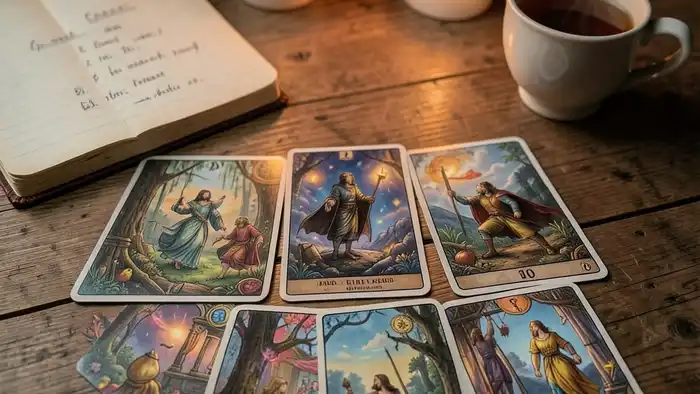 Расклад Таро на 7 карт для новой работы