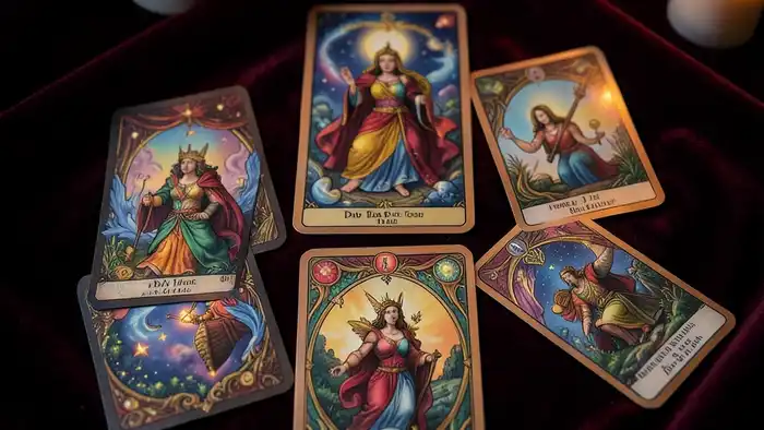 Расклад Таро «на 7 карт» карта дня – визуальное изображение