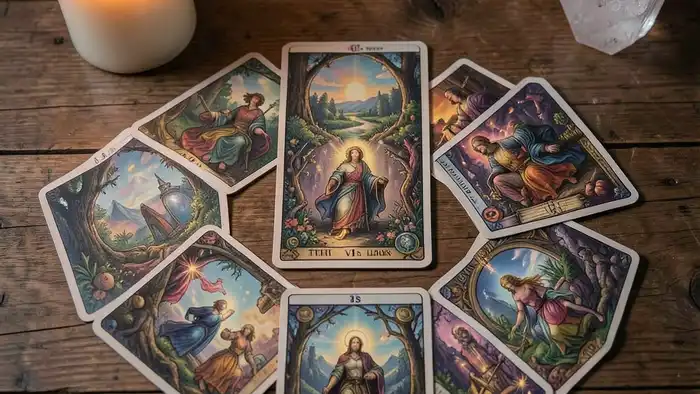 расклад Таро на 7 карт на правду или ложь изображение