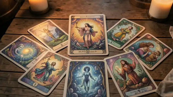 Расклад Таро на 7 карт — визуализация самореализации