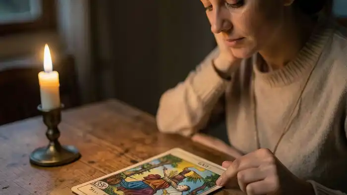 Расклад Таро на одну карту – вопрос ухода от мужа