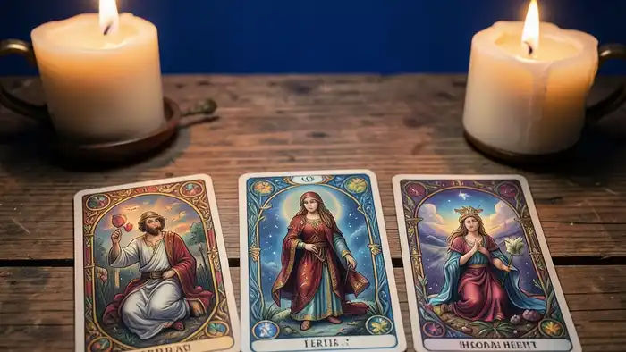 Расклад Таро «на три карты» – символическое изображение трех карт на столе