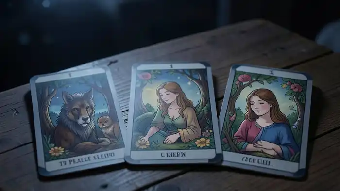 Расклад Таро «на три карты» на бессонницу, ночная атмосфера