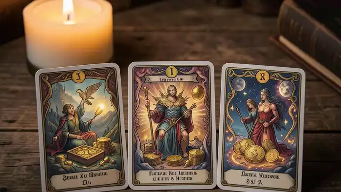 Расклад Таро на три карты пассивный доход изображение