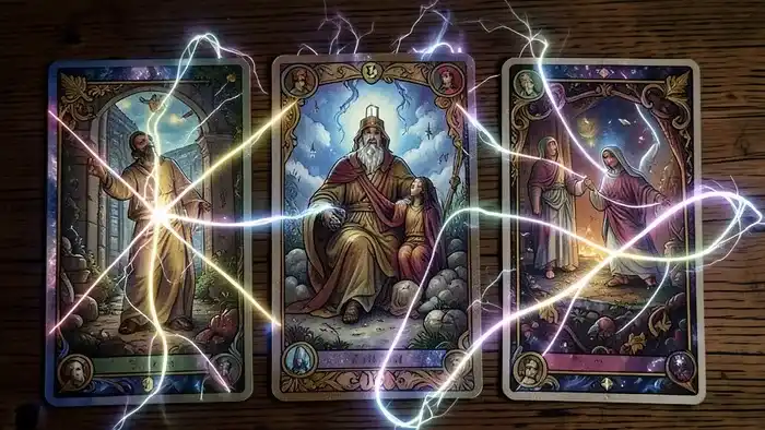 Расклад Таро на три карты родовое проклятие энергия