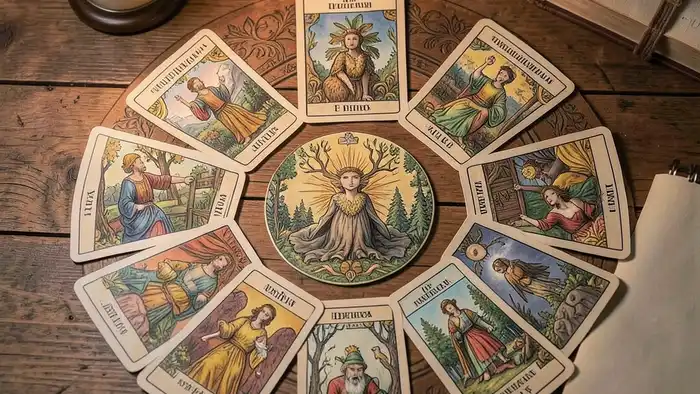 Расклад Таро на все сферы жизни – визуальная схема