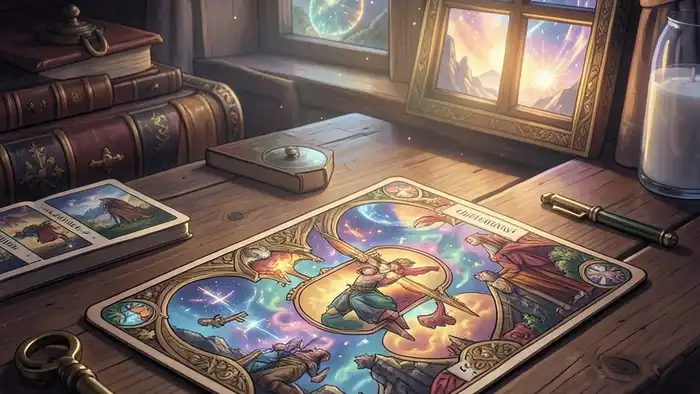 Расклад Таро «окно в будущее» на покупку машины, визуальная иллюстрация