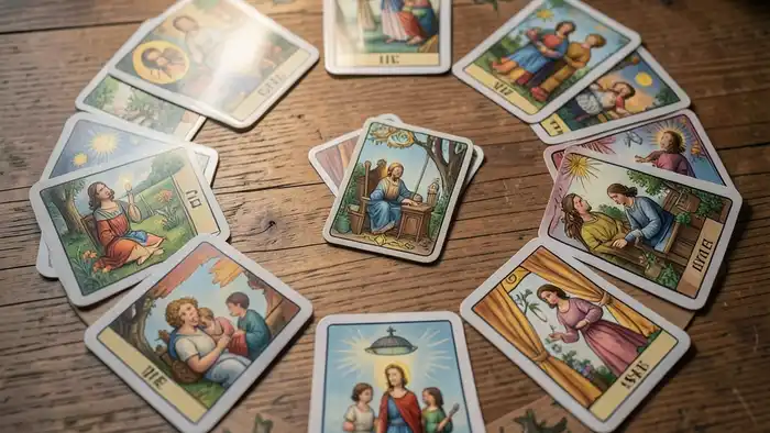 Расклад Таро «он и она» на семейный бизнес изображение