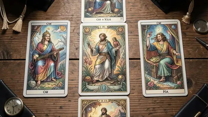 Расклад Таро «он и она» на MBA – схема и символика