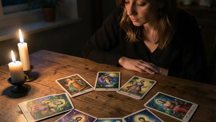 расклад Таро он и она на одиночество изображение