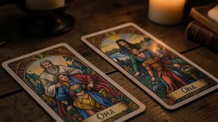 Расклад Таро он и она на публичность изображение