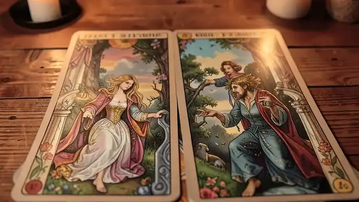 Расклад Таро «он и она» на вдохновение, вдохновляющая атмосфера