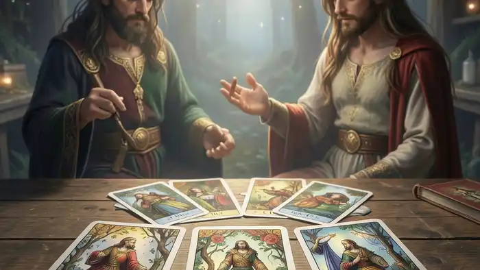 Расклад Таро «он и она» – визуальное представление