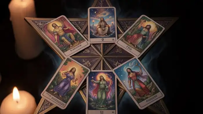 Расклад Таро «пентаграмма» на депрессию – визуальная карта