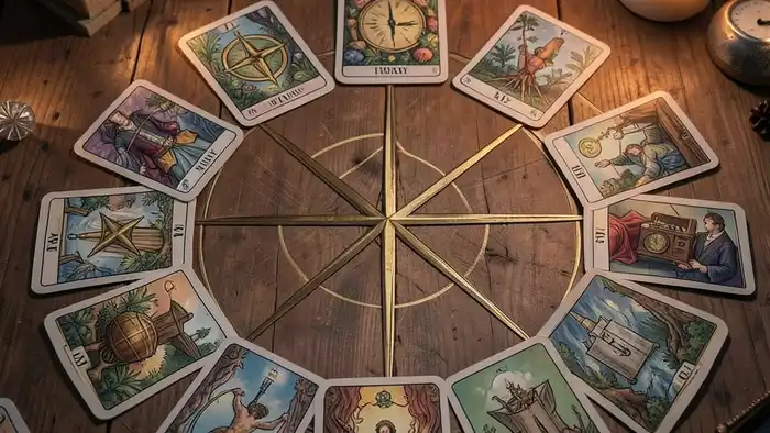 Расклад Таро Пентаграмма на ипотеку, карты с финансовыми символами