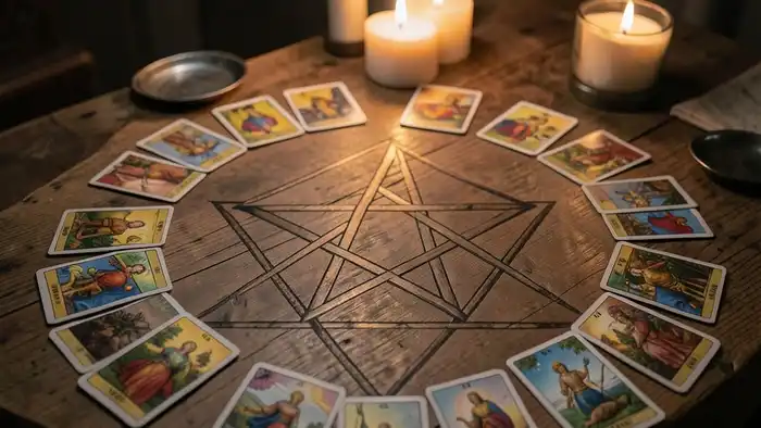 Расклад Таро «пентаграмма» на медитацию изображение