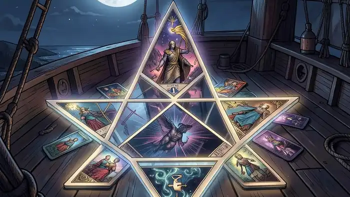 Расклад Таро «пентаграмма» на вахту – изображение