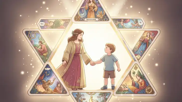 пентаграмма таро изображение отношений с сыном