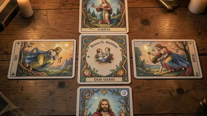 Расклад Таро «перекресток» — карта желания детей