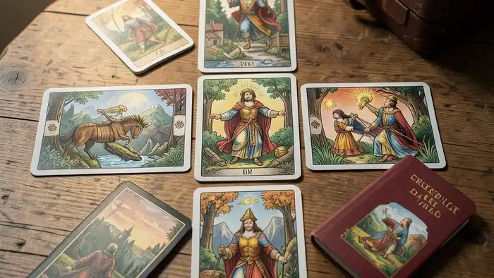 Расклад Таро «перекресток» на командировку – изображение карт и атрибутов путешествия